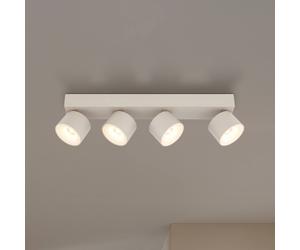 Globo Downlight LED Rae, color arena, metal, 4 luces, 46 cm EC:EPREL:2410754