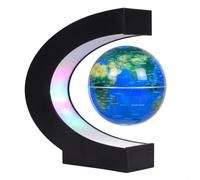 Globo flotante de levitación magnética de 8,5 cm, decoración educativa levitante en forma de C for estantería de escritorio de oficina en casa regalo creativo