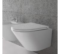 Globo Forty3 tapa de inodoro de cierre suave blanco FOR20.BI