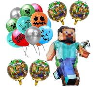 Globo gigante verde con tema de píxeles, wd-c