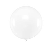 Globo gigante XXL, 1 m, transparente, pastel, jumbo, hellium, redondo, fiesta