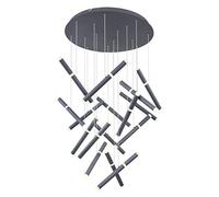 GLOBO HÄNGELEUCHTE Metall Graphit, 1XLED Iluminación, Gris