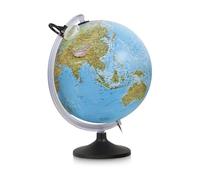 Nova Rico - Esfera 30 cm. uranio Mapa Relieve c/luz