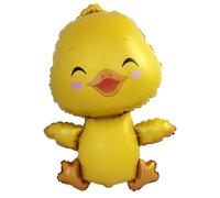Globo inflable con forma de pato amarillo Kawaii
