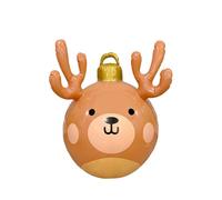 Globo Inflable De La Bola De La Navidad Adorno Navideño Reutilizable del PVC para La Decoración De La Oficina En Hogar Suministros del Partido Bola De La Navidad Inflable del PVC