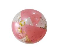 Globo inflable de playa - Globo de playa inflable transparente con lentejuelas - Juguetes ornamentos y actividades reutilizables para cualquier edad, verano, juegos al aire libre, fiesta de cumpleaños