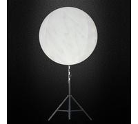 Globo inflable LED con trípode de soporte, 3 W 6000 K, luz LED para globo, iluminación blanca de 5 pies, kit de soporte de globo inflable con soplador de aire y trípode de soporte para publicidad de