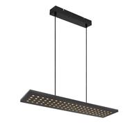 Globo Lámpara colgante LED Dolores, negro mate/negro