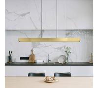 Globo Lámpara colgante LED Ethan, color latón, 150 cm, extensible True