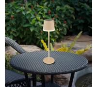 Globo Lámpara de mesa solar 36637S, IP44, arena