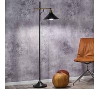 Globo Lámpara de pie Lenius con pantalla móvil