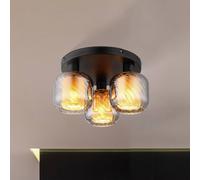 Globo Lighting Xia lámpara de techo 3x60 W negro 15754-3D