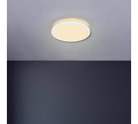 Globo Lámpara LED de techo Sapana, blanca, Ø 42 cm, plástico, IP44 EC:EPREL:940704