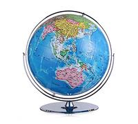 globo, Lámpara LED vintage de 16,5 pulgadas, iluminada, colorida, informativa y fácil leer