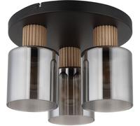 Globo Lighting Aleidis lámpara de techo 3x25 W negro-ahumado 15768-3D