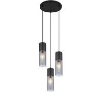 Globo Lighting Annika lámpara colgante 3x25 W negro-humado 21000-3HB