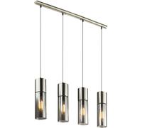 Globo Lighting Annika lámpara colgante 4x25 W cromo-ahumado 21000-4HN