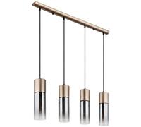 Globo Lighting Annika lámpara colgante 4x25 W humado-oro 21000-4HCA