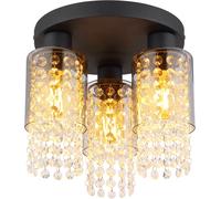 Globo Lighting Backey lámpara de techo 3x40 W negro-ahumado 15799-3D