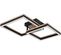 Globo Lighting Beatrix lámpara de techo 2x18 W negro-madera 67297D2