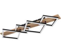 Globo Lighting Beatrix lámpara de techo 4x24 W negro-madera 67294D3