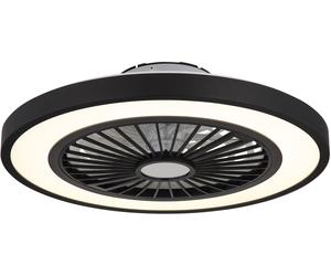 Globo Lighting Blizzak lámpara de techo con ventilador 1x45 W blanco-negro 03653
