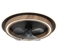 Globo Lighting Cirilla lámpara de techo 1x32 W negro-madera 03655