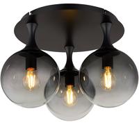 Globo Lighting Dalton lámpara de techo 3x10 W negro-ahumado 15885-3D