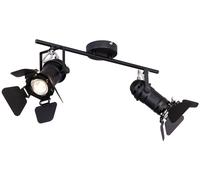 Globo Lighting Egon lámpara de pared 2x50 W negro 54650-2B