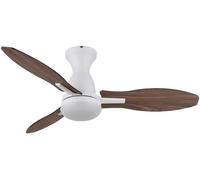 Globo Lighting Gale lámpara de techo con ventilador 1x22 W blanco-madera 03671W