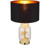 Globo Lighting Ginko lámpara de sobremesa 1x40 W negro-transparente-latón 24141M
