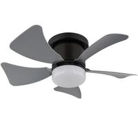 Globo Lighting Hines lámpara de techo 1x9 W negro 03609A