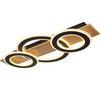 Globo Lighting Jayden lámpara de techo 1x50 W blanco-negro-madera 48038-50