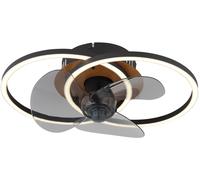 Globo Lighting Karen lámpara de techo 1x24 W negro-marrón 03661
