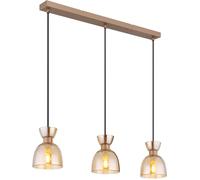 Globo Lighting Massey lámpara colgante 3x40 W ámbar 15769A-3
