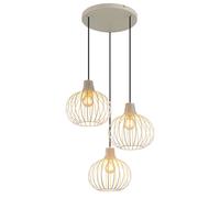 Globo Lámpara colgante Mateo (Ø x Al: 500 x 1.200 mm, E27, 40 W, Beige mate)