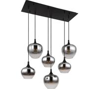 Globo Lighting Maxy lámpara colgante 6x40 W negro 15548-6H