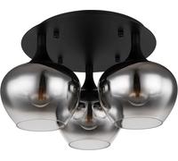 Globo Lighting Maxy lámpara de techo 3x40 W negro-ahumado 15548-3D