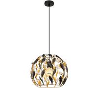 Globo Lighting Mika lámpara colgante 1x40 W negro 15759H