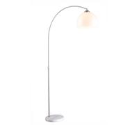 Globo Lighting Newcastle lámpara de pie 1x40 W blanco-satinado-mármol 58227