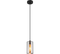 Globo Lighting Olly lámpara colgante 1x25 W negro-humado 21002H