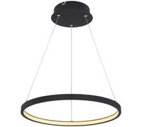 Globo Lighting Ralph lámpara colgante 1x19 W negro-ópalo 67192-19B
