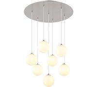Globo Lighting Riha lámpara colgante 6x3.5 W blanco-níquel 56140-7H