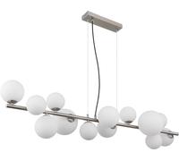 Globo Lighting Riha lámpara colgante x3.5 W blanco-níquel 56140-13H