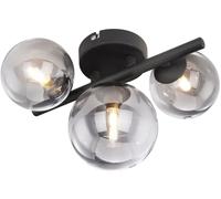 Globo Lighting Riha lámpara de pared 3x3.5 W negro-ahumado 56133-3W