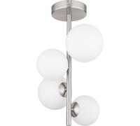 Globo Lighting Riha lámpara de techo 4x3.5 W blanco-níquel 56140-4D