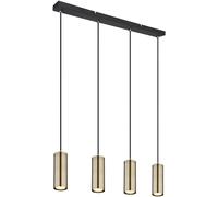 Globo Lighting Robby lámpara colgante 4x35 W negro-latón 57911-4HM