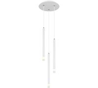 Globo Lighting Ryan lámpara colgante 3x4 W blanco 15629W-3