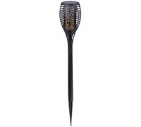 Globo Lámpara LED con pica 33077 Linterna, negra, plástico