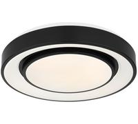 Globo Plafón LED Sully RGBW control remoto negro EC:EPREL:838859
